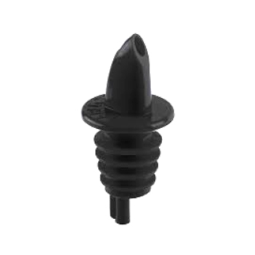 black plastic pour spout - Anytime Olive Oil Products oil pour spout