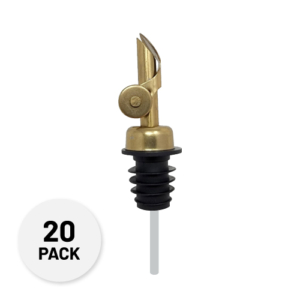 SELF-CLOSING POUR SPOUT - ALL GOLD 20PK