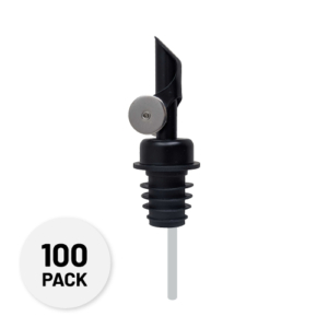 SELF-CLOSING POUR SPOUT - MATTE BLACK 100PK