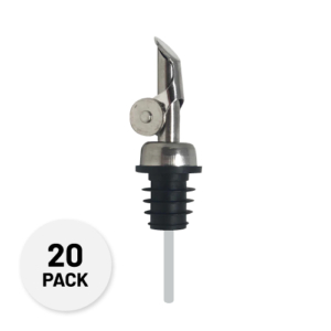 SELF-CLOSING POUR SPOUT - SILVER 20PK