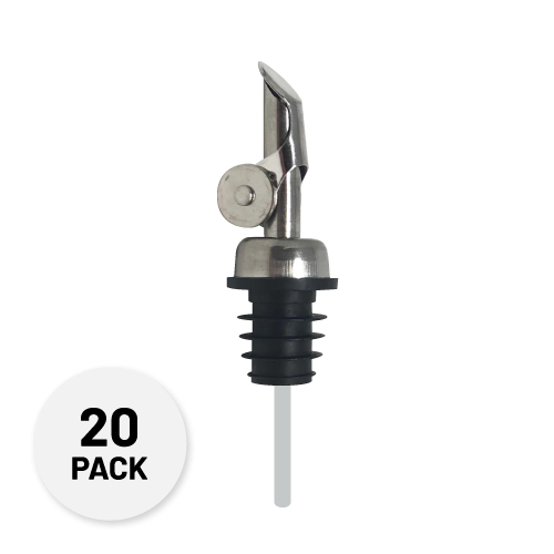 silver self closing pour spout - Olive Oil Pour Spout